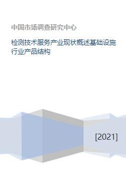 檢測技術服務產業現狀、基礎設施與室內環境檢測產品結構概述